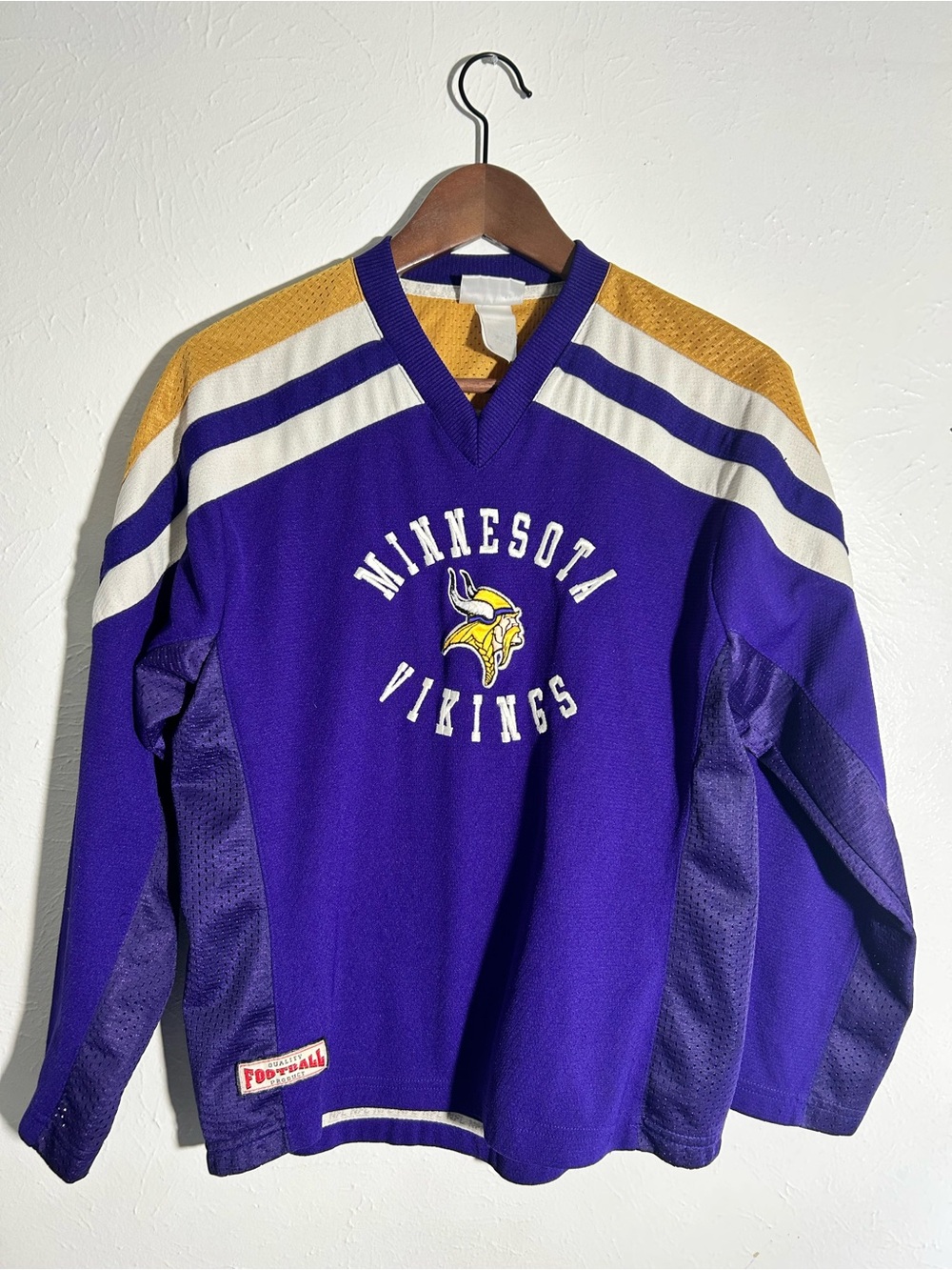 Minnesota Vikings Purple & Gold Long-Sleeve Fan Jersey